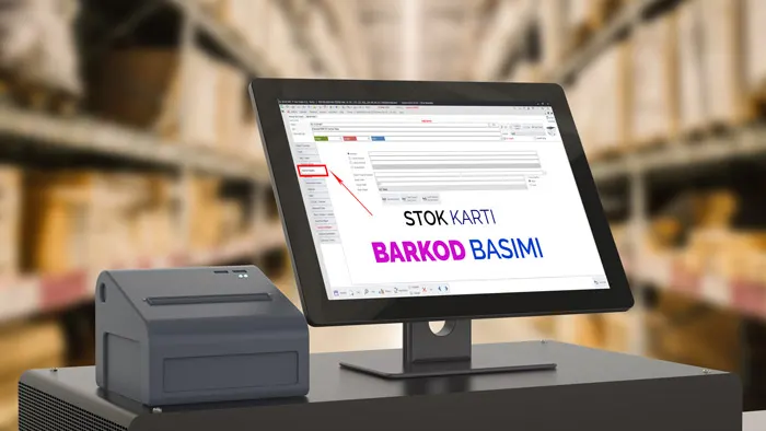 Stok Kartı Barkod Basımı Sekmesi